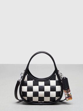 Coachtopia Mini Ergo Crossbody Checkered Like New Worn Twice Rare Y2K🖤🤍